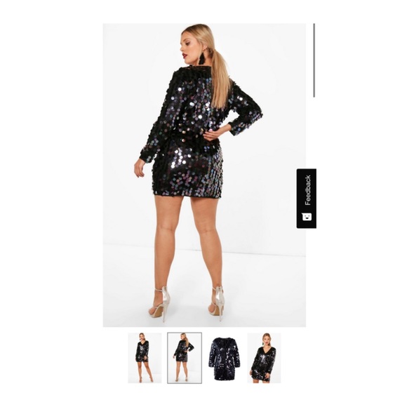 Sequin Shift Dress - Picture 2 of 3